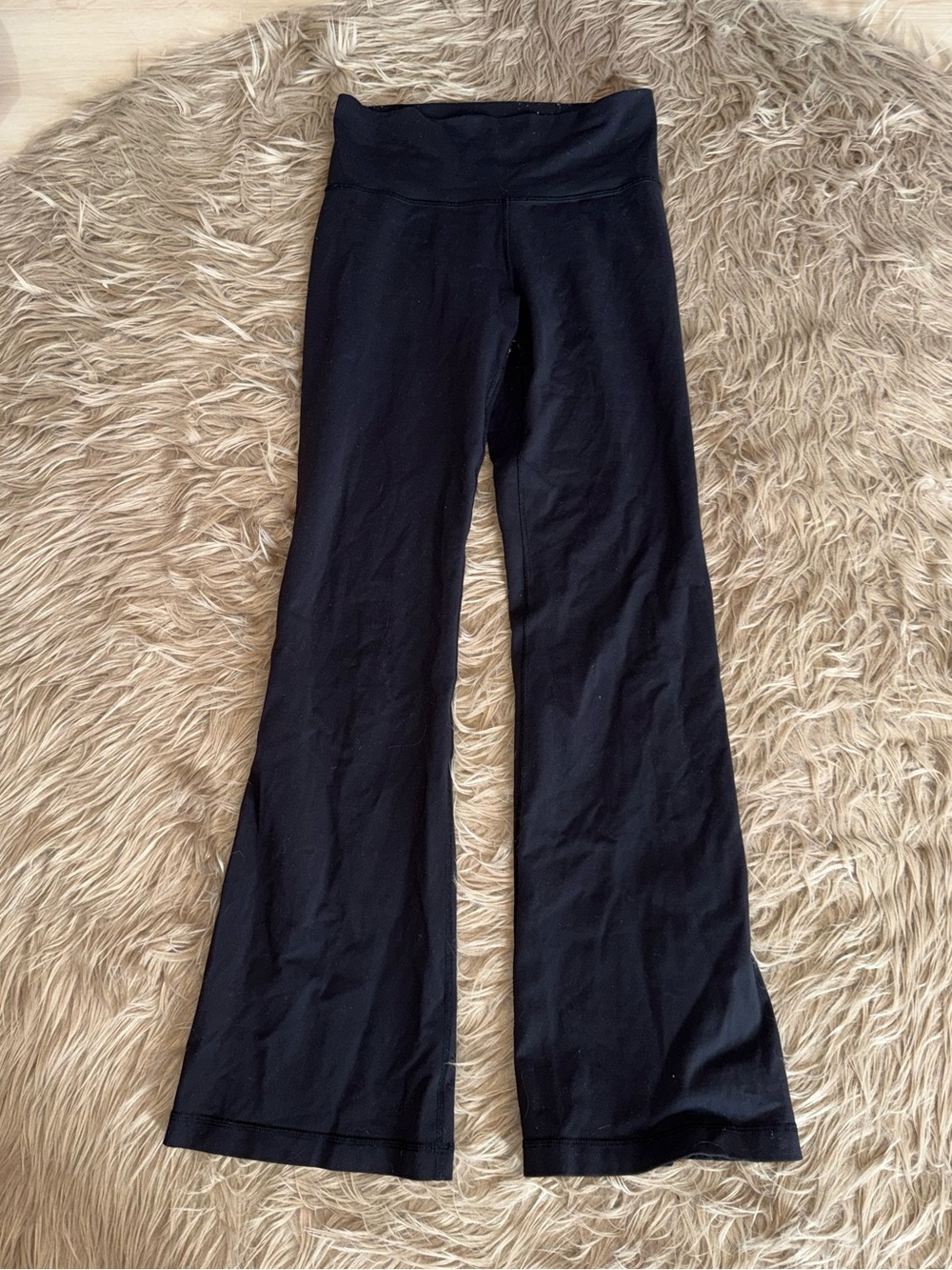 Lululemon High Waisted Black Bootcut Legging Women's
